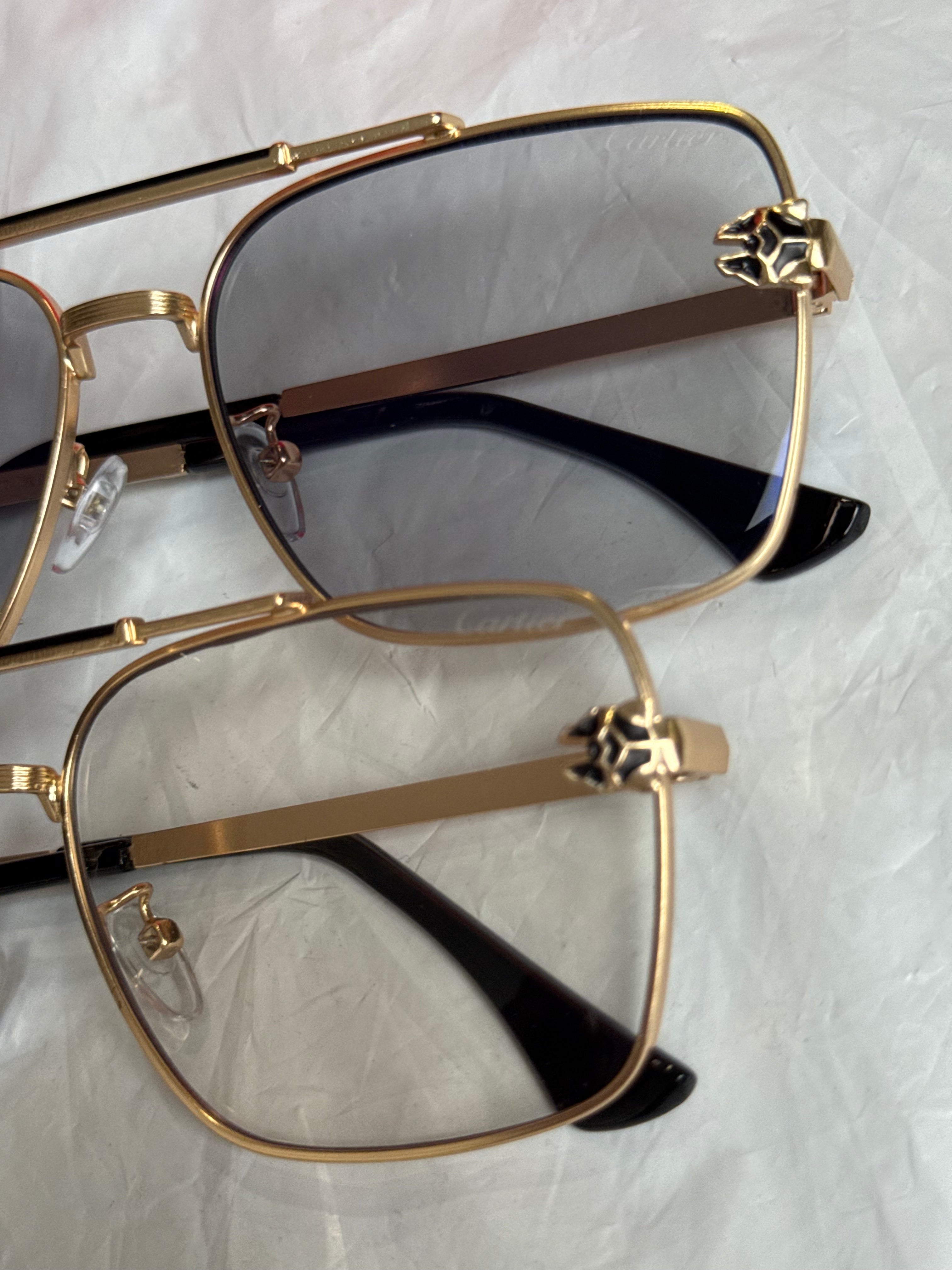 Imported Sunglasses Cartier Gold All in One