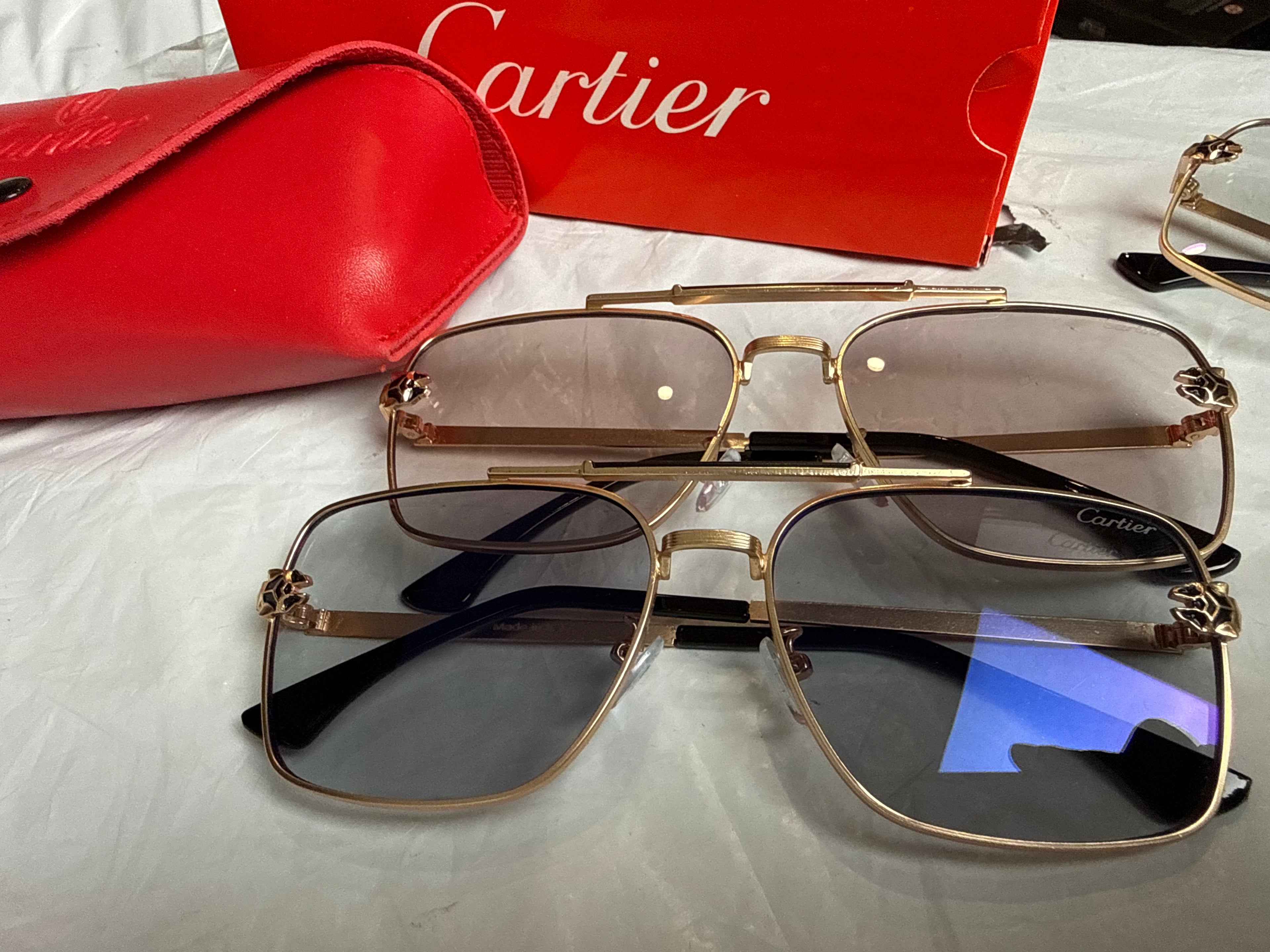 Imported Sunglasses Cartier Gold All in One